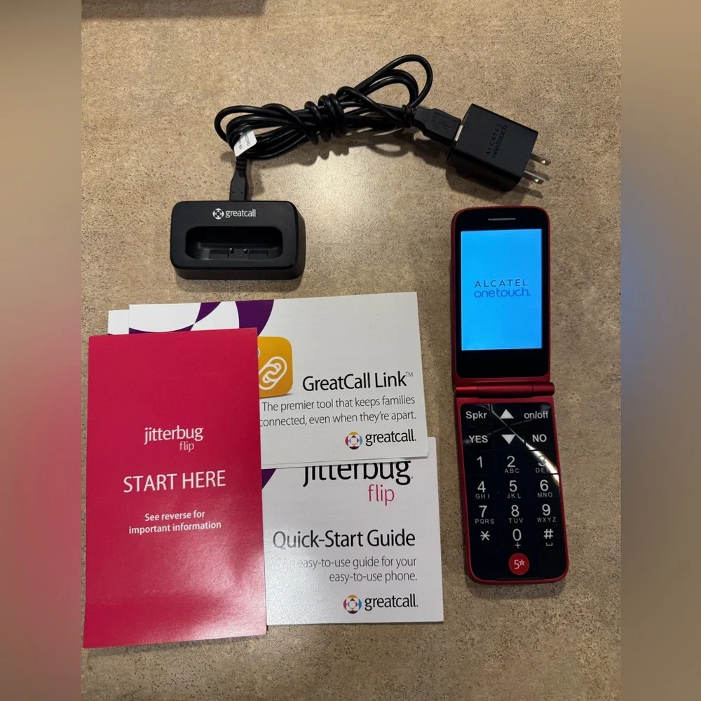 Alcatel onetouch red
